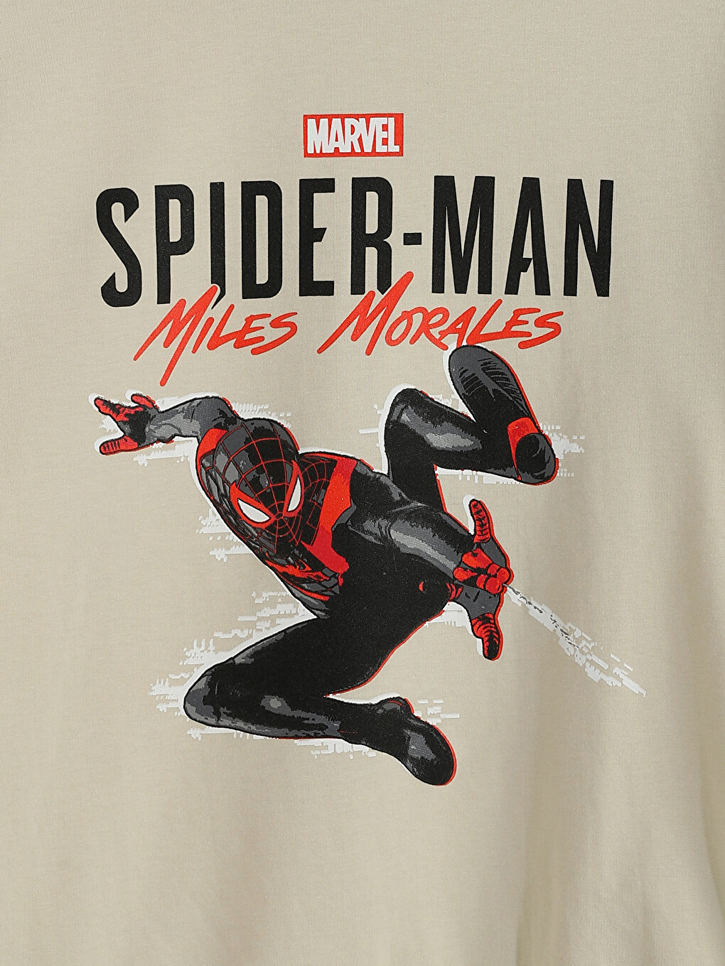 Crew Neck Spider-Man Printed Long Sleeve Boys' Sweatshirt-3