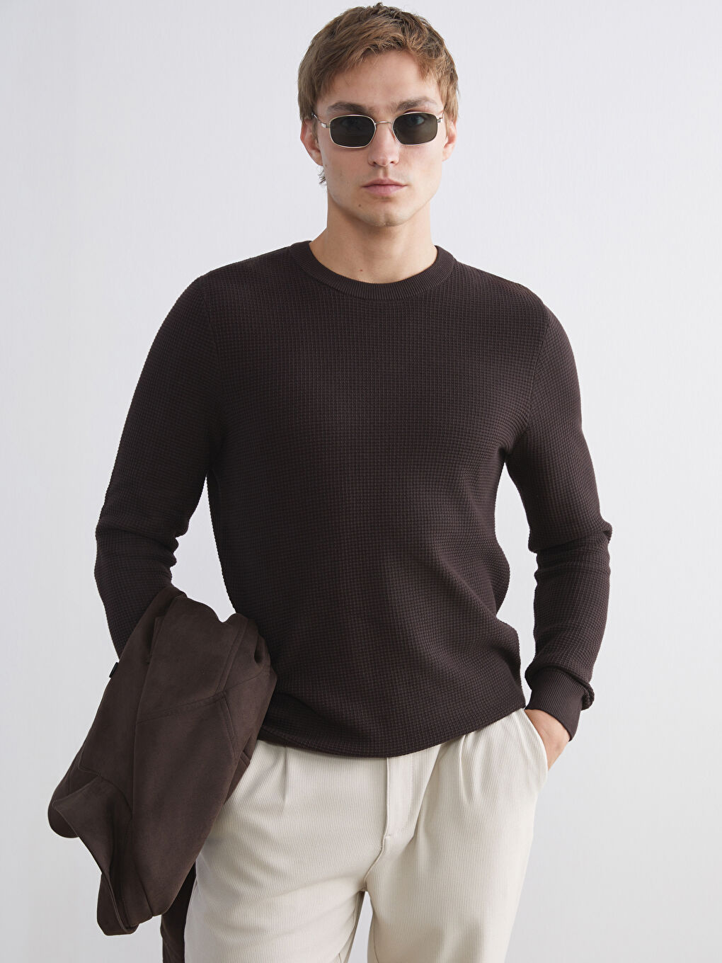 Man BROWN Jumper