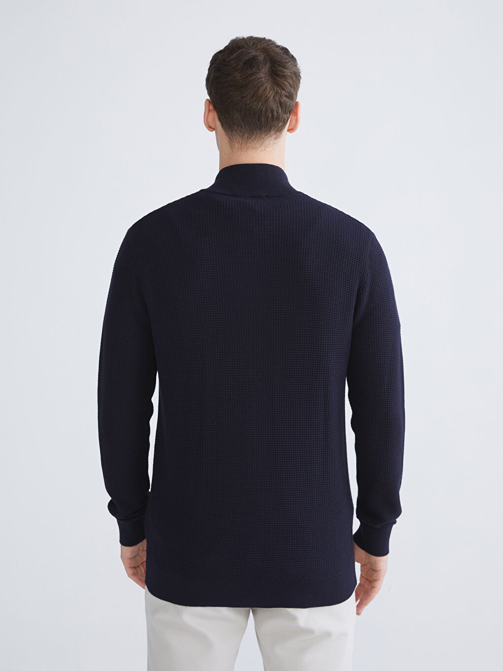 Stand Men's Knitwear Cardigan-3