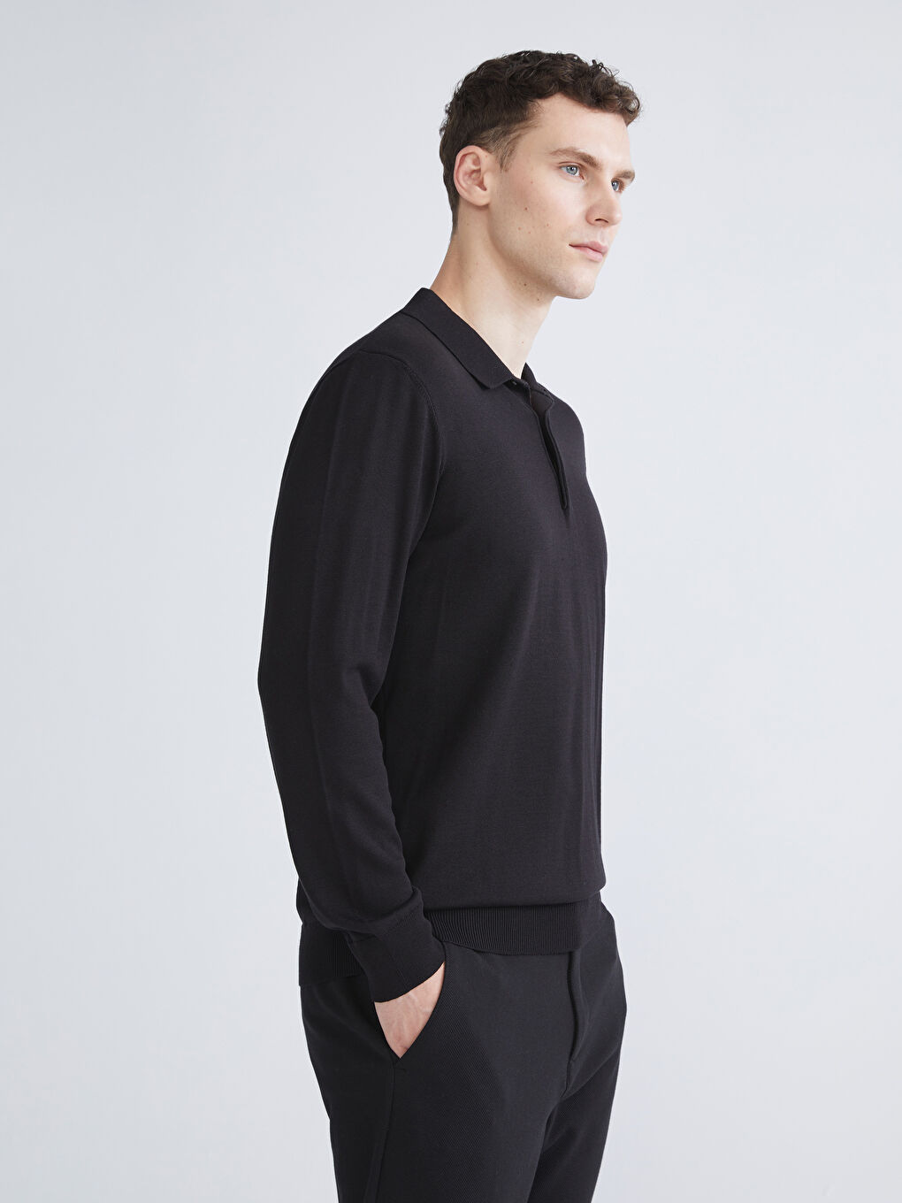 SOUTHBLUE Polo Neck Men's Knitwear Sweater -W58270Z8-CVL