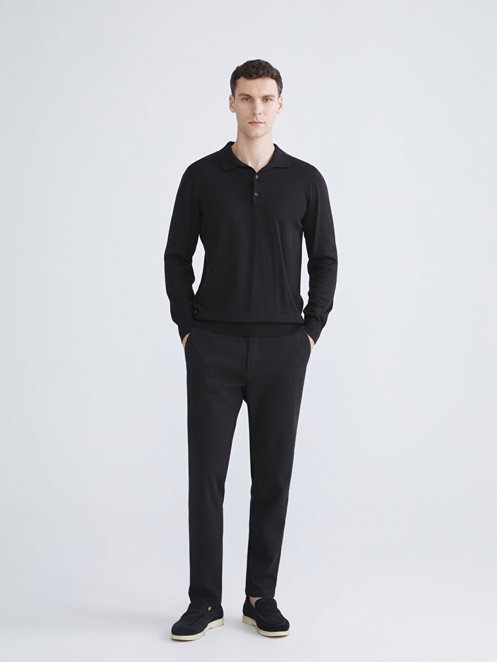 SOUTHBLUE Polo Neck Men's Knitwear Sweater -W58270Z8-CVL