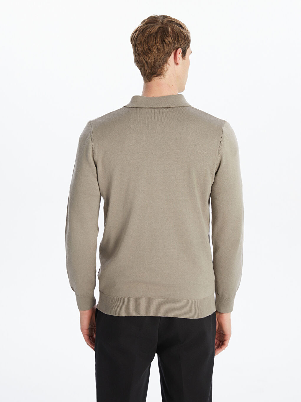 SOUTHBLUE Polo Neck Men's Knitwear Sweater -W58270Z8-PSD