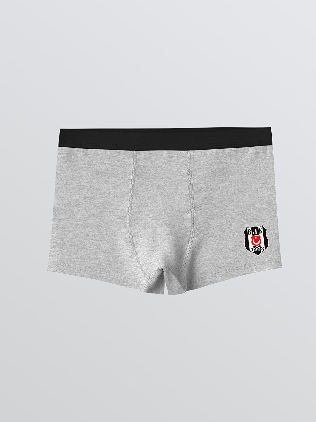 Siyah Beşiktaş Baskılı Erkek Çocuk Boxer 2'li-1