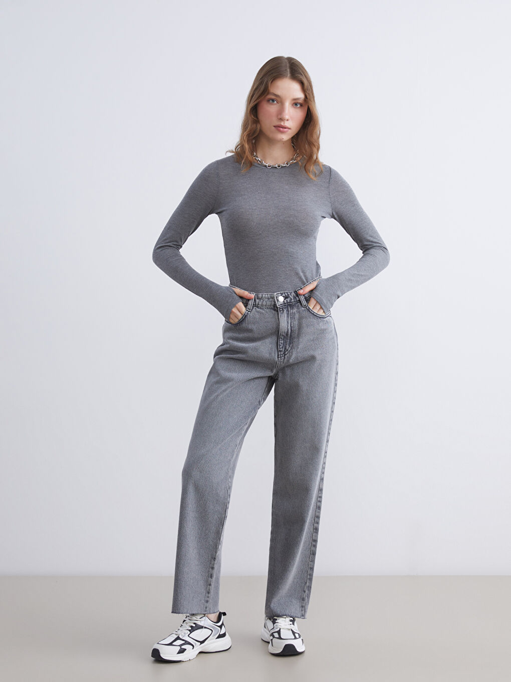 XSIDE Crew Neck Women's Bodysuit -W58302Z8-D5D