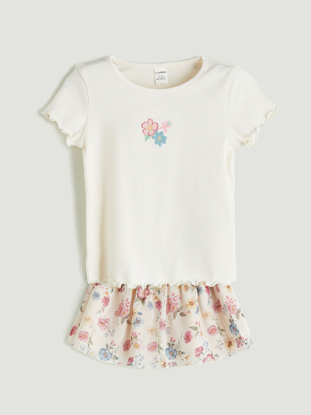 LCW Kids Girl ECRU Set -W58304Z1-FRC