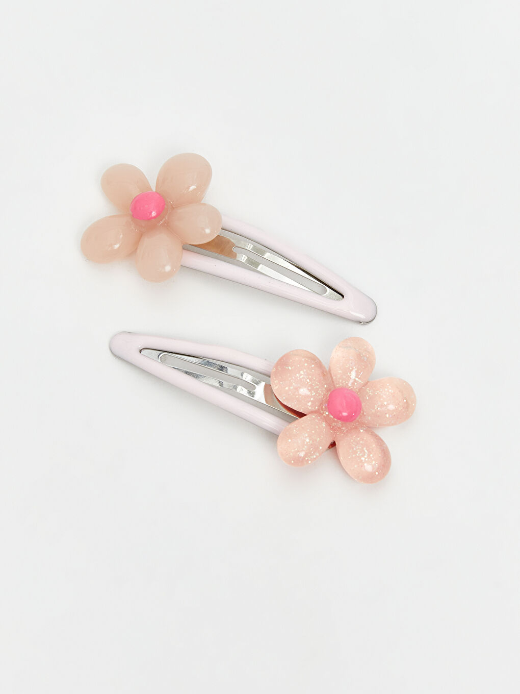 Karışık Çiçek Figürlü Kız Çocuk Toka Seti 2'li-1