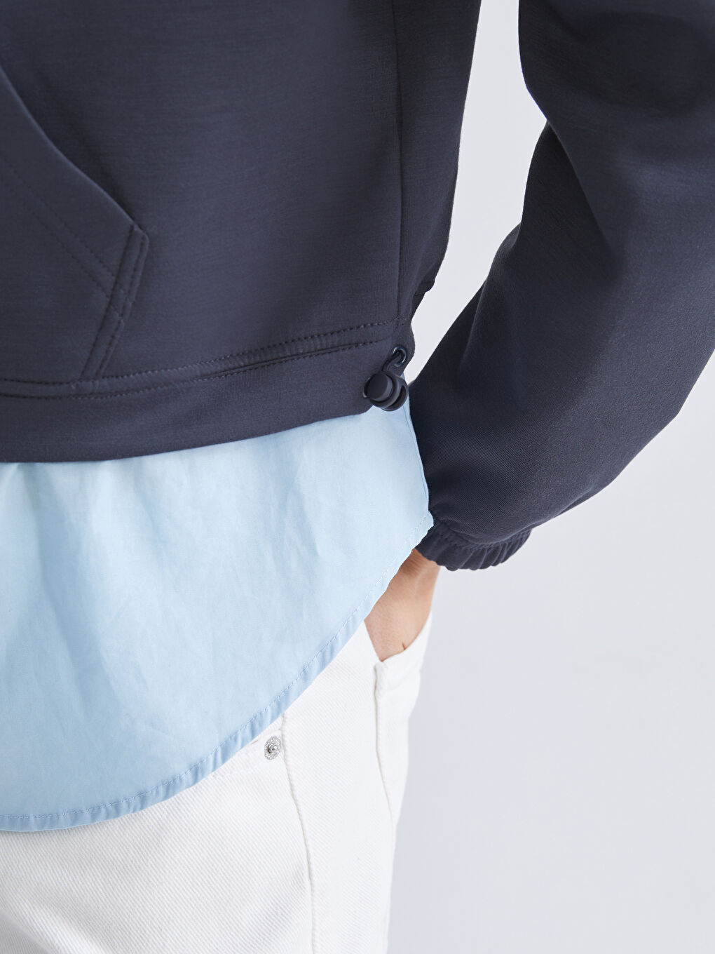 Funnel Neck Women's Sweatshirt-2