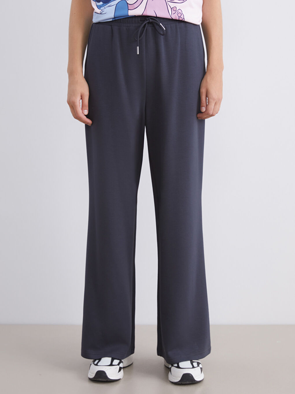 XSIDE Elasticated Waist Straight Leg Women's Sweatpants -W58401Z8-E93