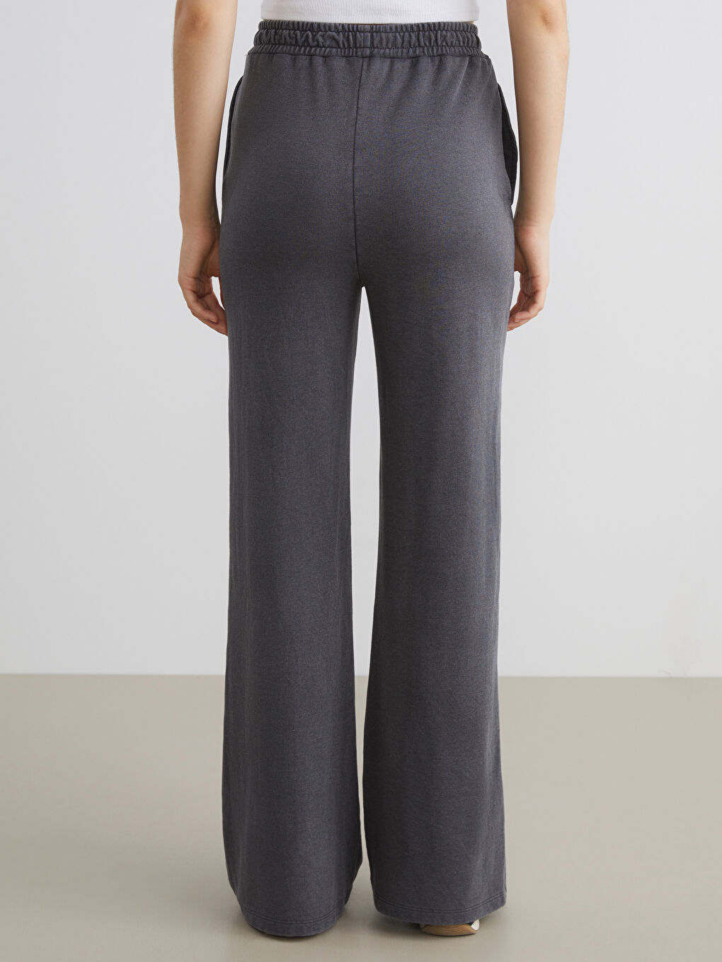 XSIDE Elasticated Waist Wide Leg Women's Sweatpants -W58407Z8-JPT