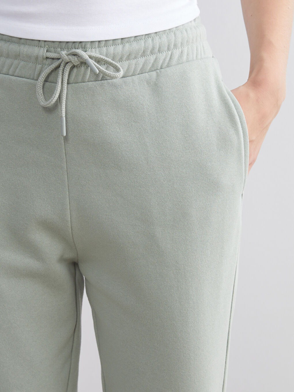 Elasticated Waist Women's Jogger Sweatpants-2