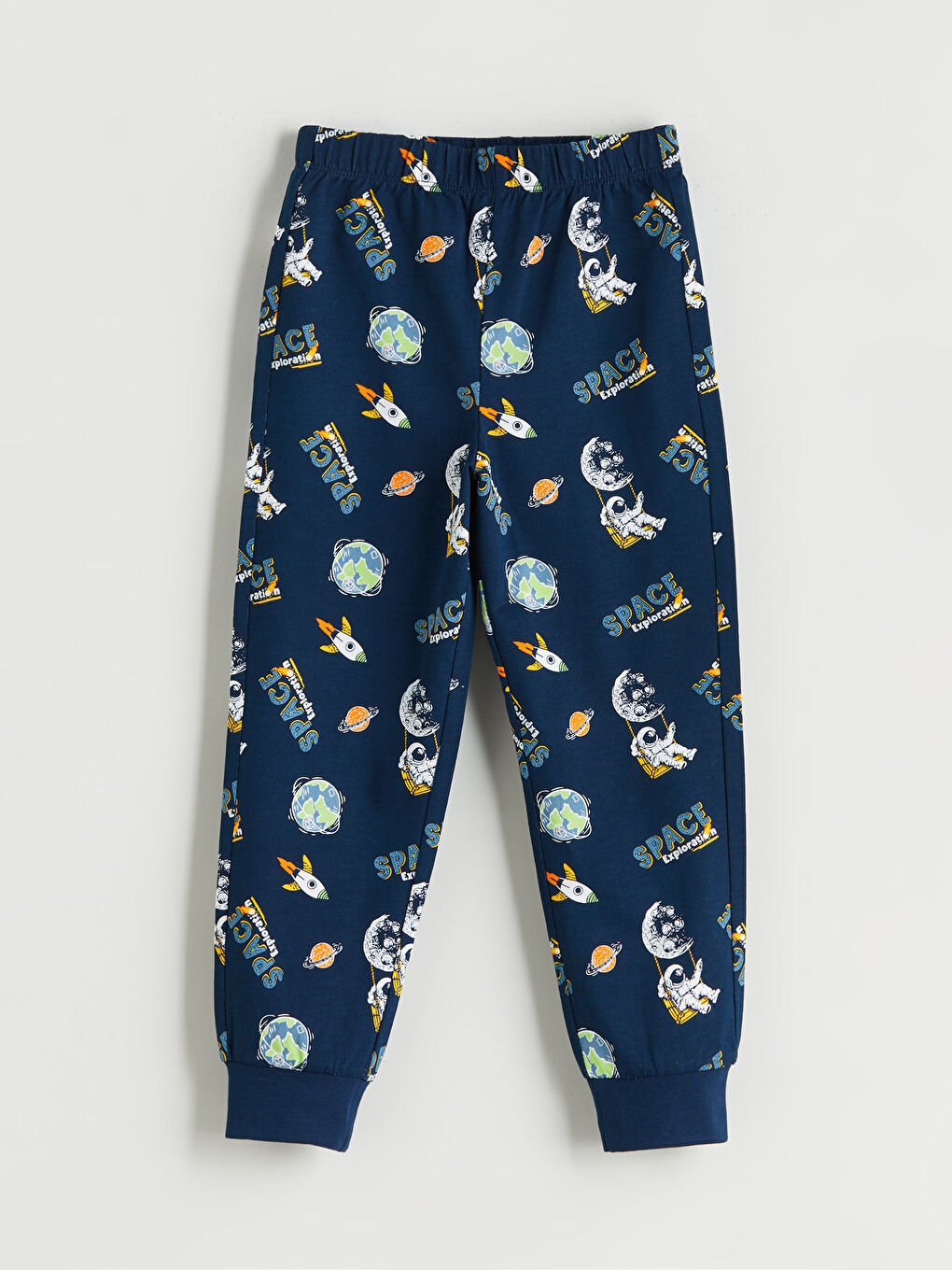 Crew Neck Boys' Pyjama Set-3