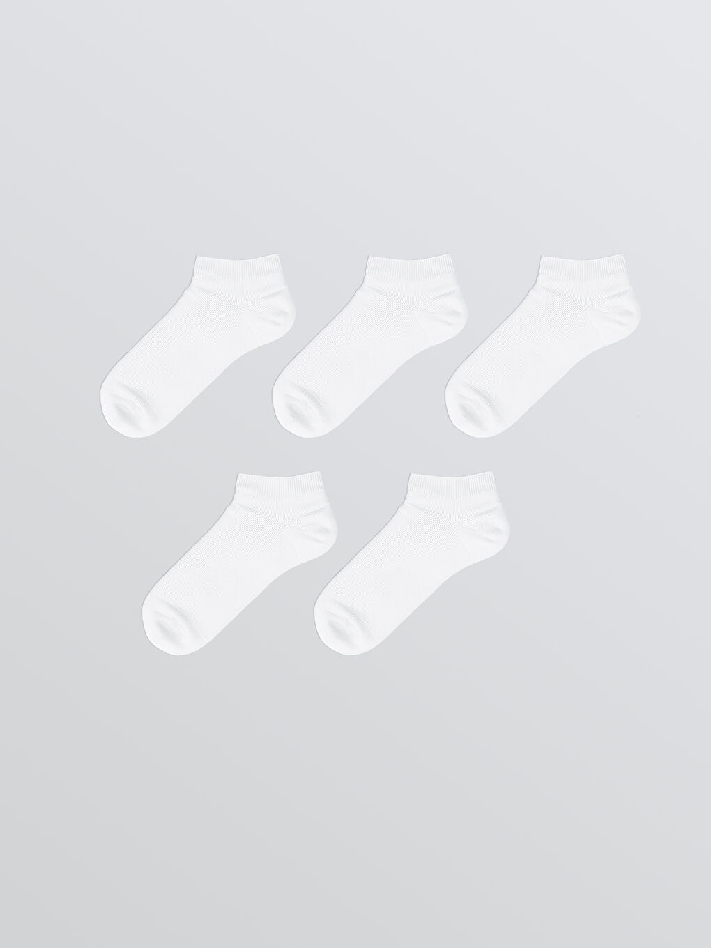 LCW DREAM Women's Plain Trainer Socks 5 Pack -W58438Z8-J5E