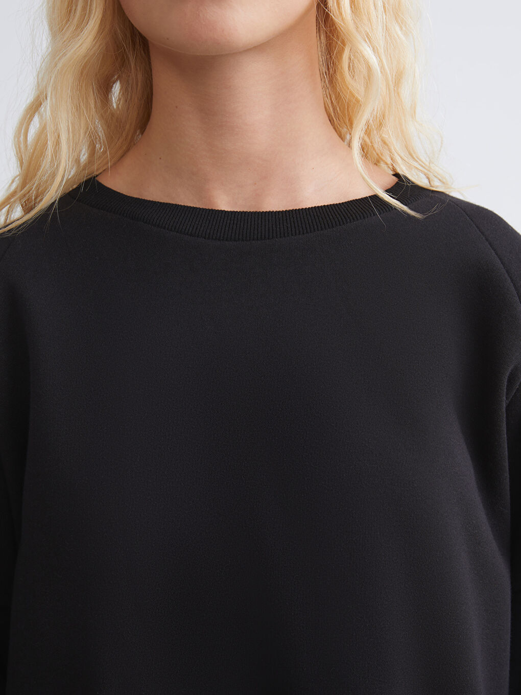 Crew Neck Oversize Women's Thick Sweatshirt-2