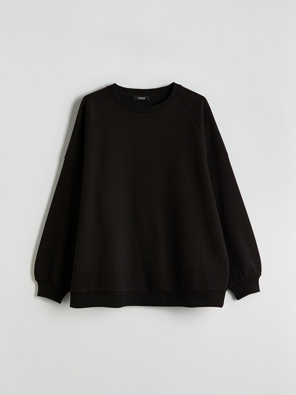 Crew Neck Oversize Women's Thick Sweatshirt-4