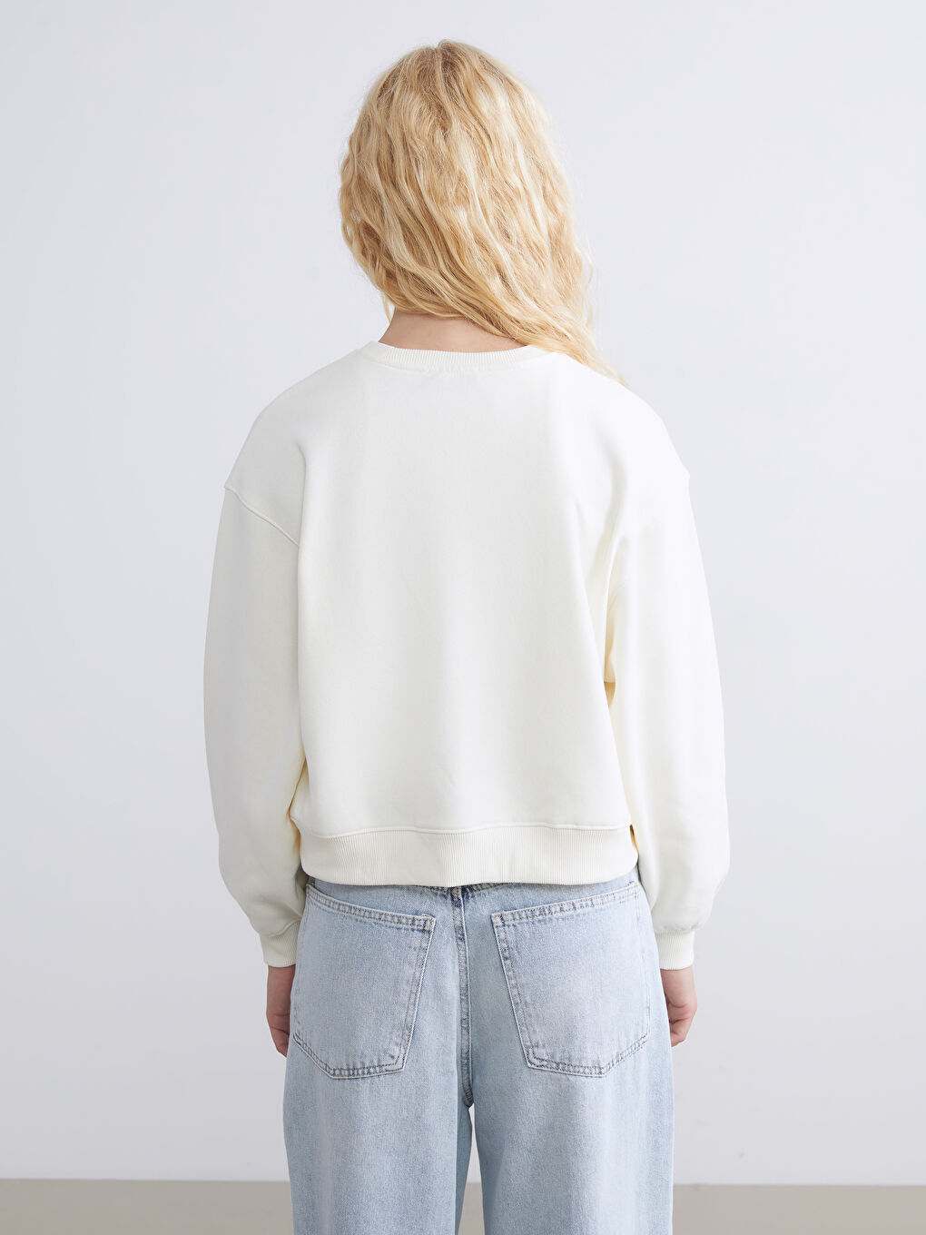 Женщины Бежевый Свитшот-3