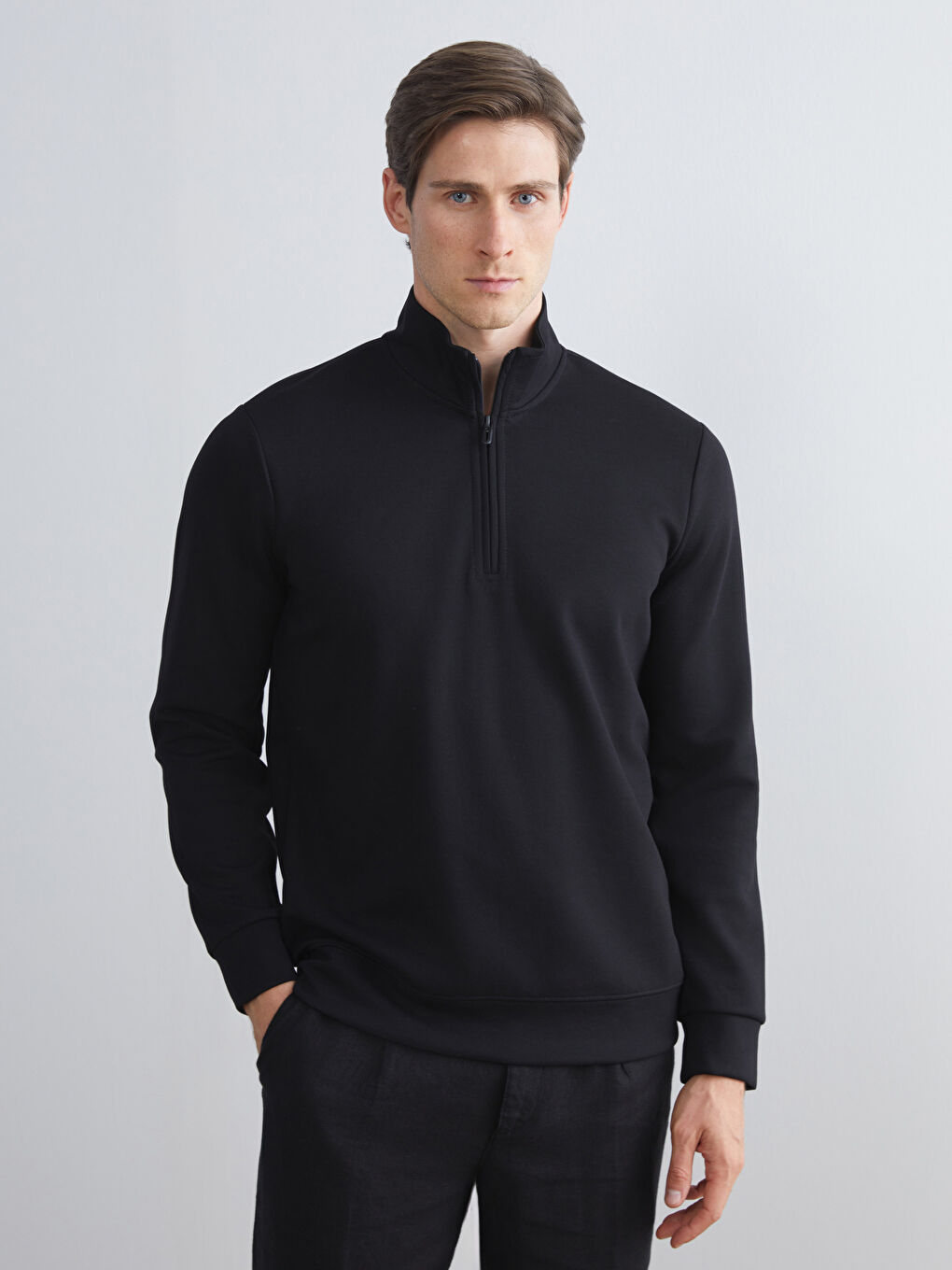 Funnel Neck Men's Sweatshirt