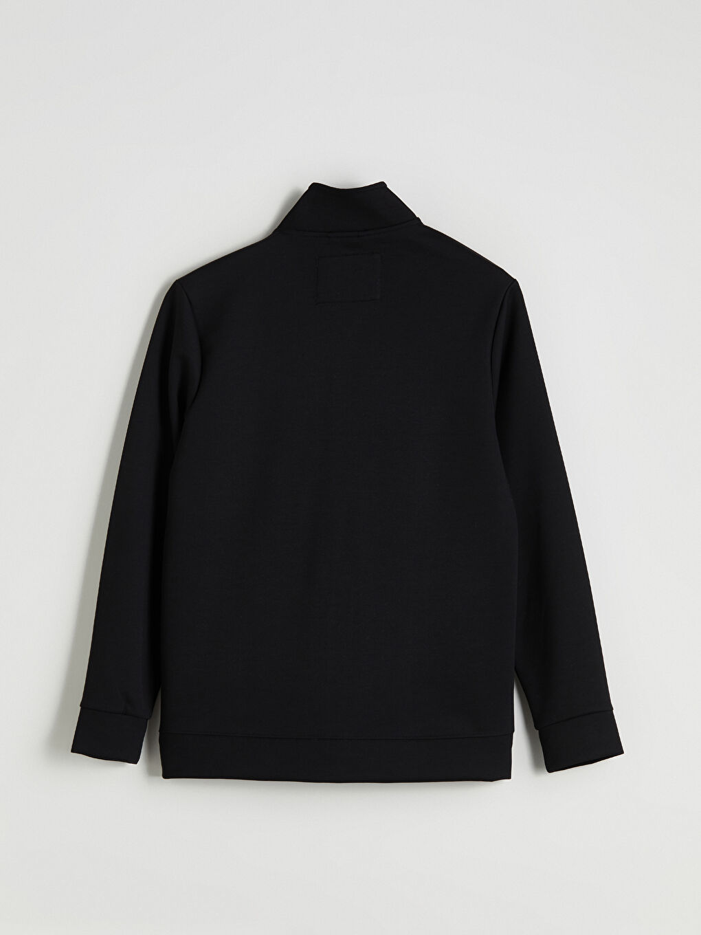 Funnel Neck Long Sleeve Men's Zip-Up Sweatshirt-9