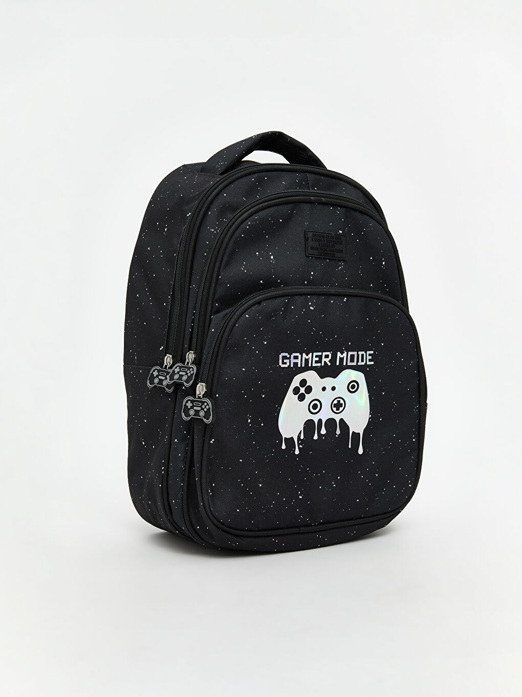 Siyah Baskılı Erkek Çocuk Okul Çantası-1