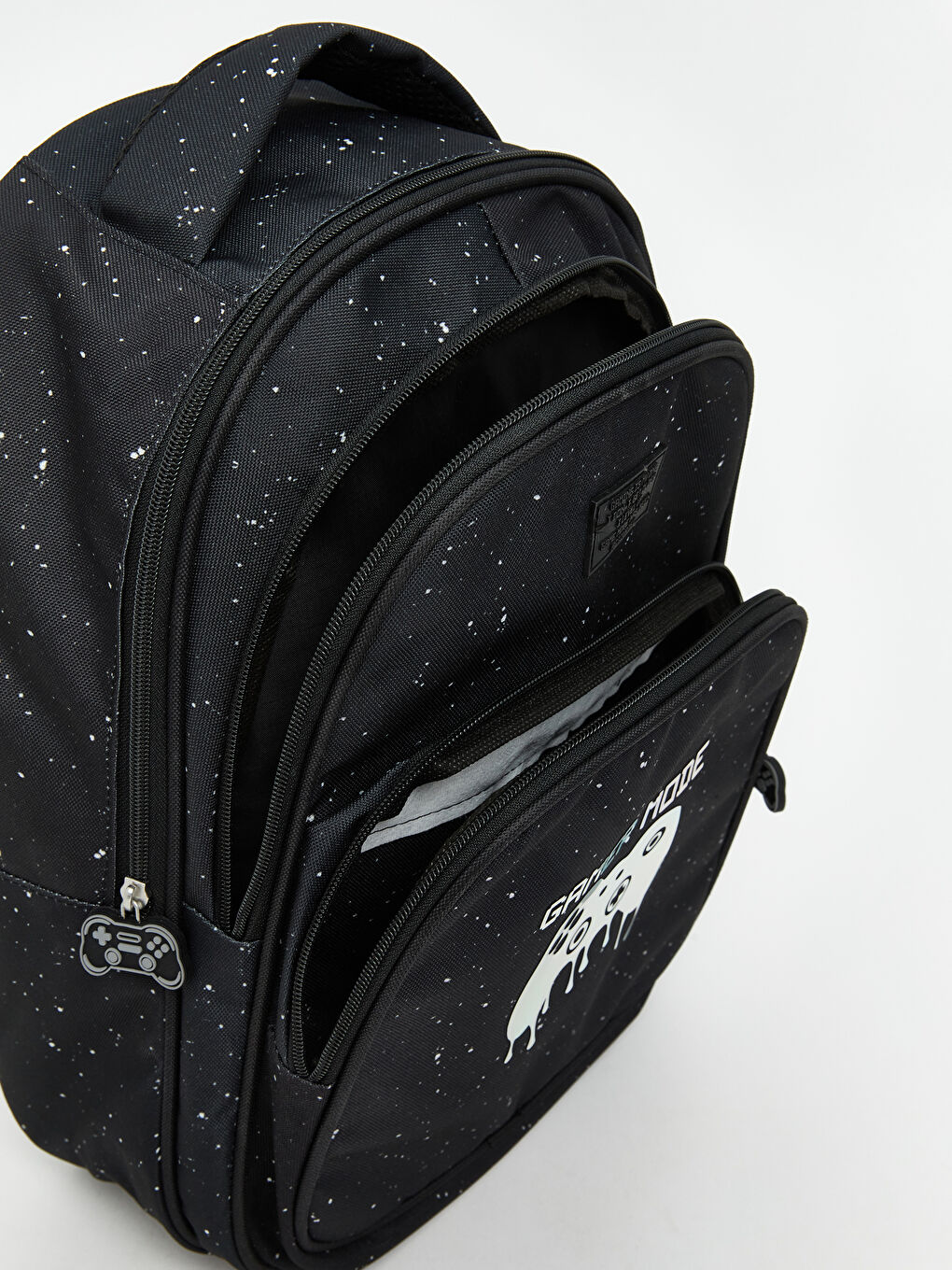 Siyah Baskılı Erkek Çocuk Okul Çantası-4