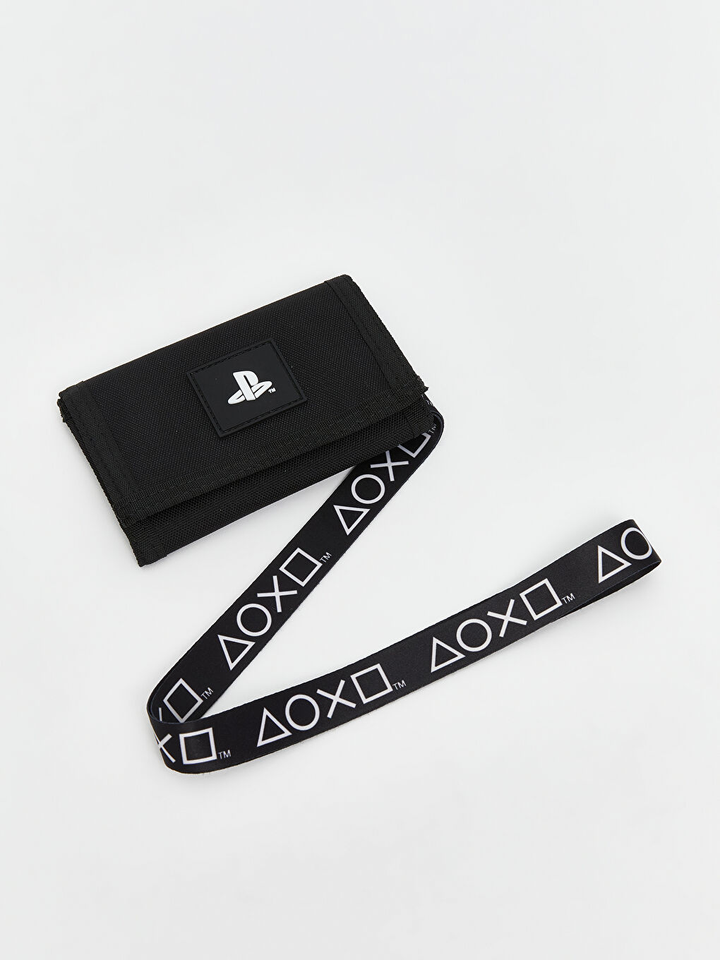 Siyah Playstation Baskılı Erkek Çocuk Cüzdan-1