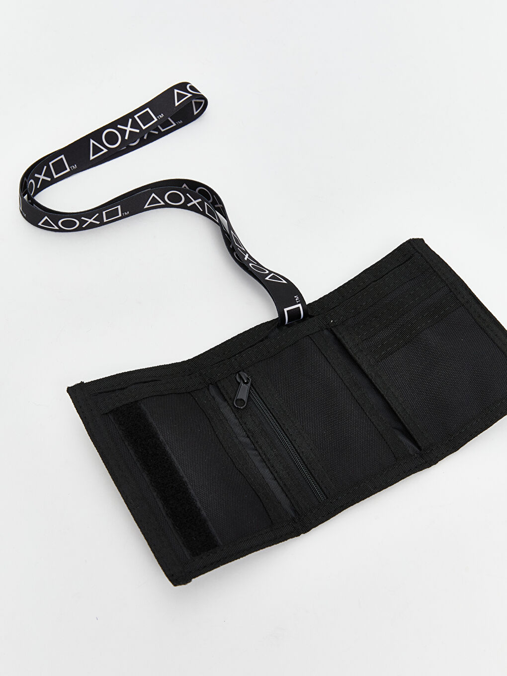 Siyah Playstation Baskılı Erkek Çocuk Cüzdan-2