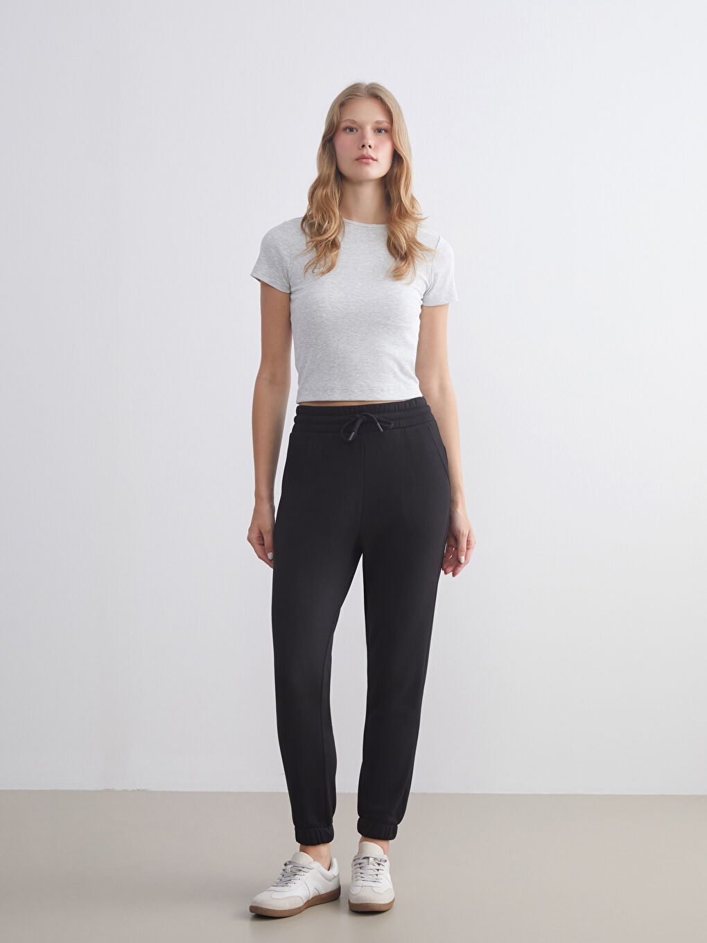 Elasticated Waist Women's Thick Jogger Sweatpants