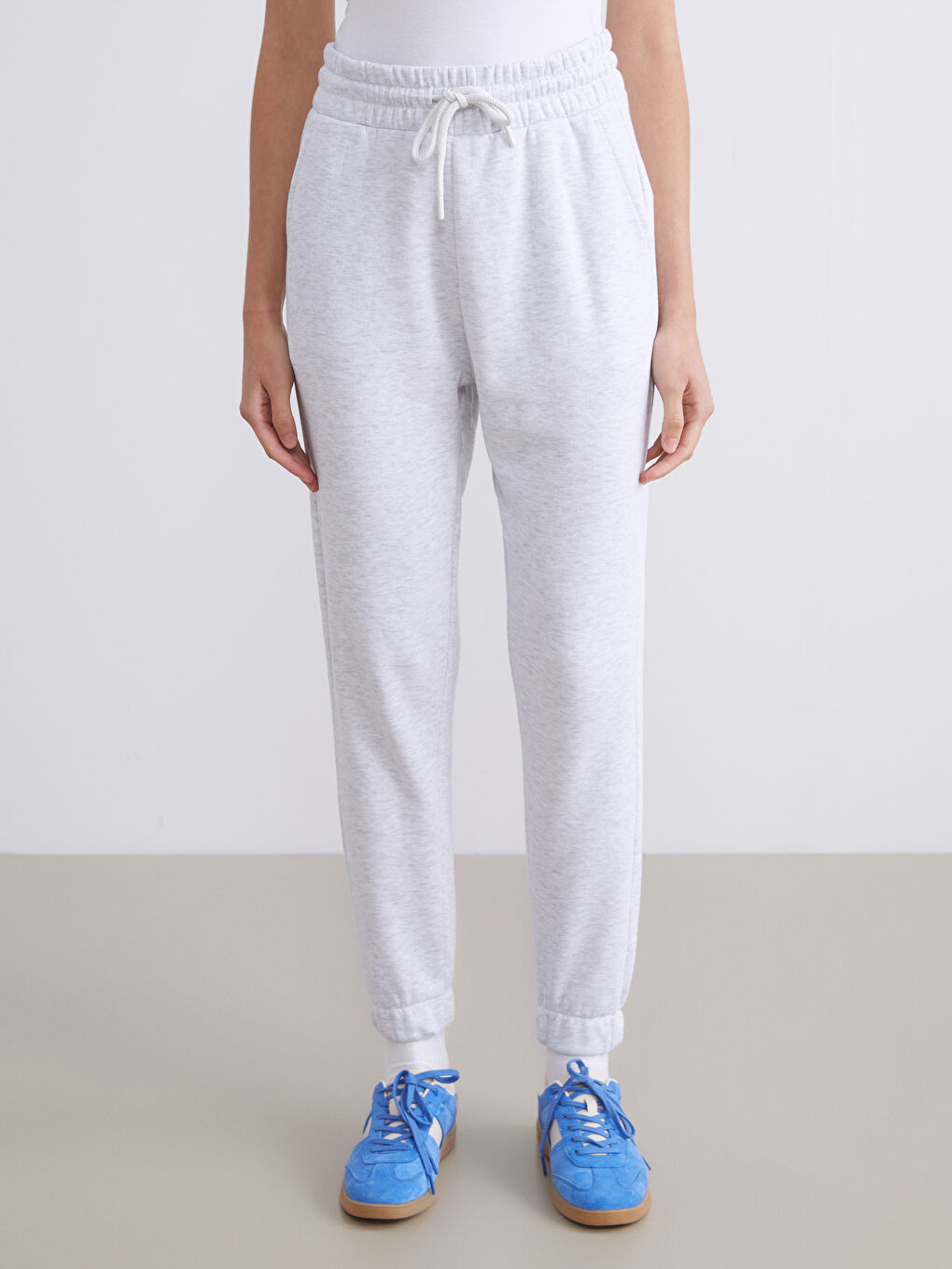 Woman GREY Jogger Sweatpants-1