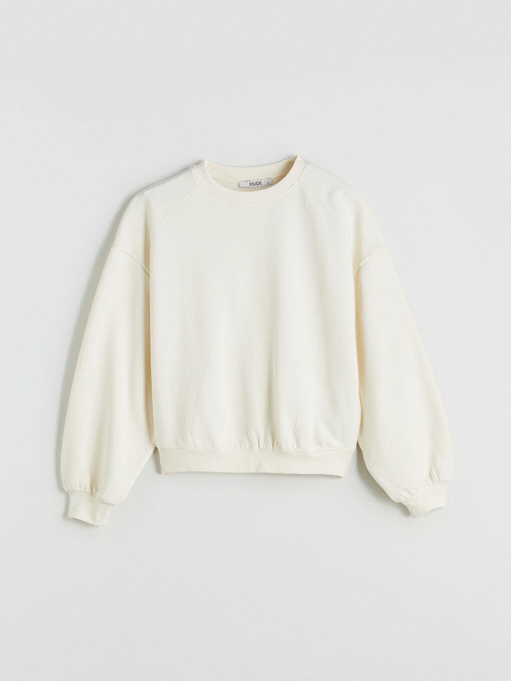 XSIDE Crew Neck Oversize Women's Thick Sweatshirt -W58488Z8-YSB