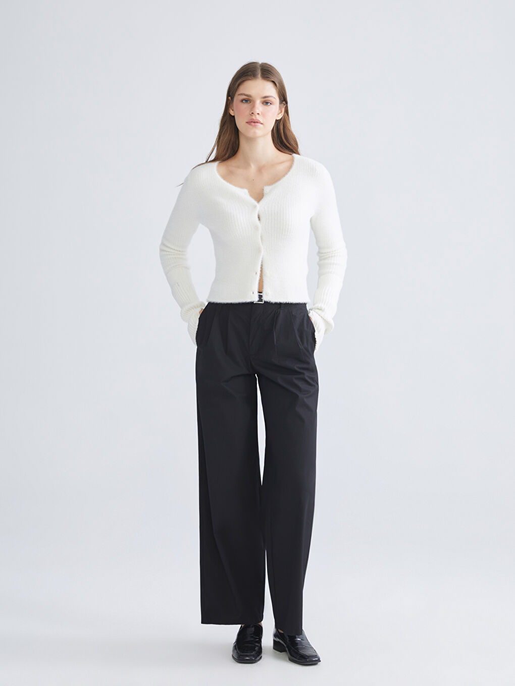 XSIDE Crew Neck Women's Knitwear Cardigan -W58519Z8-R9J