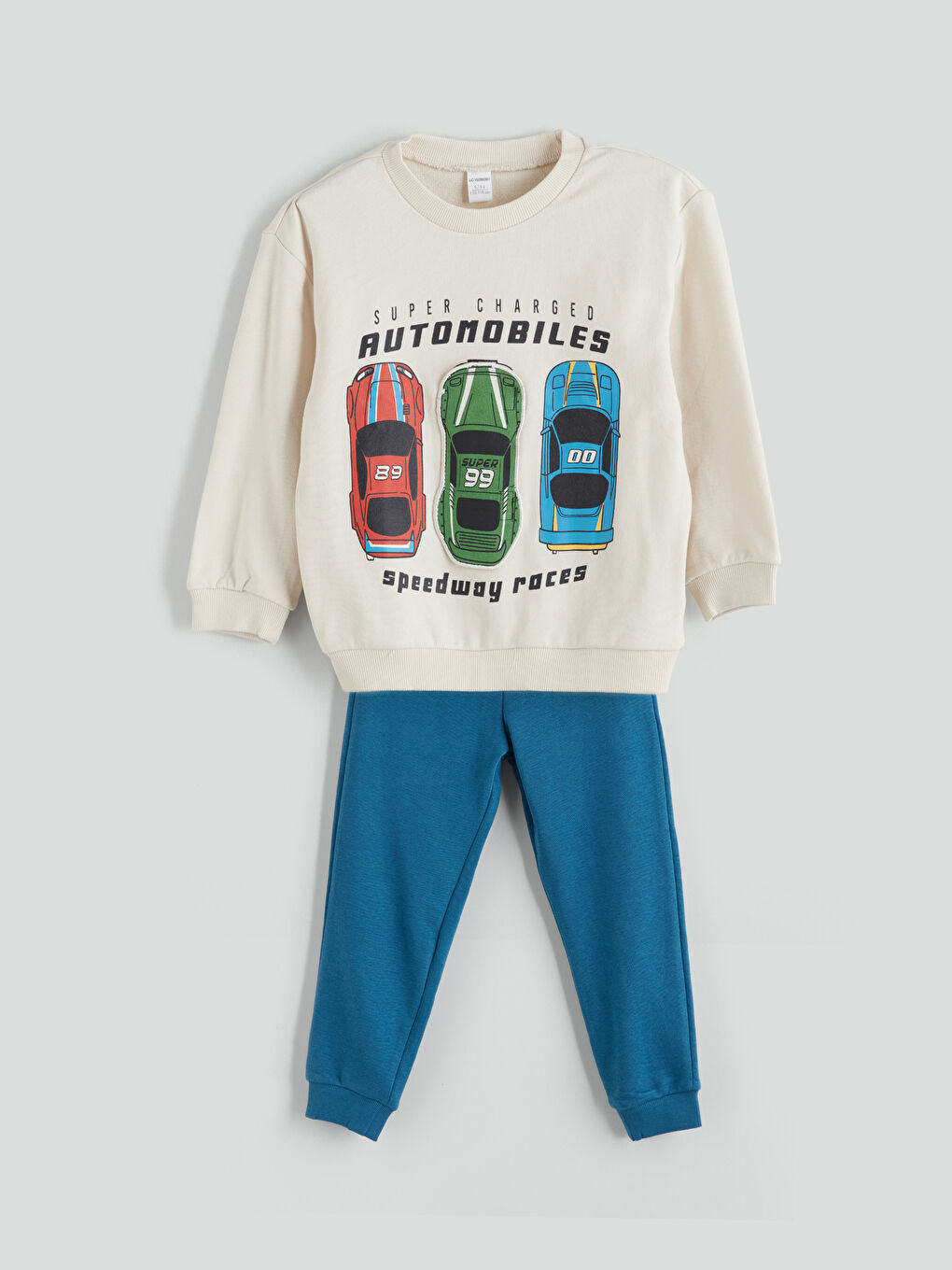 Crew Neck Boys' Sweatshirt and Sweatpants