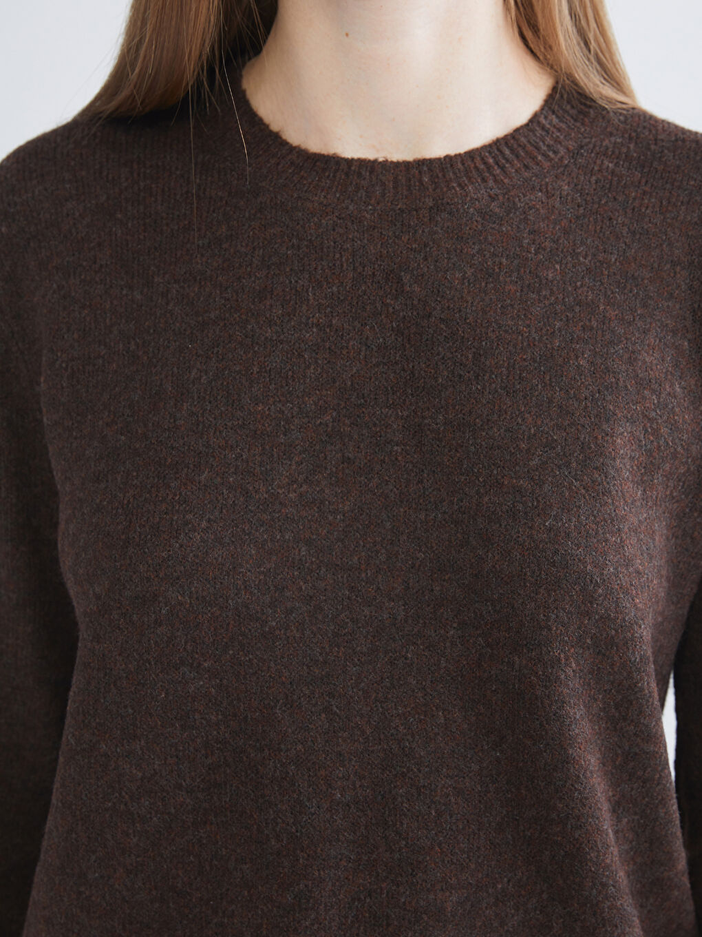 Crew Neck Women's Knitwear Sweater-2