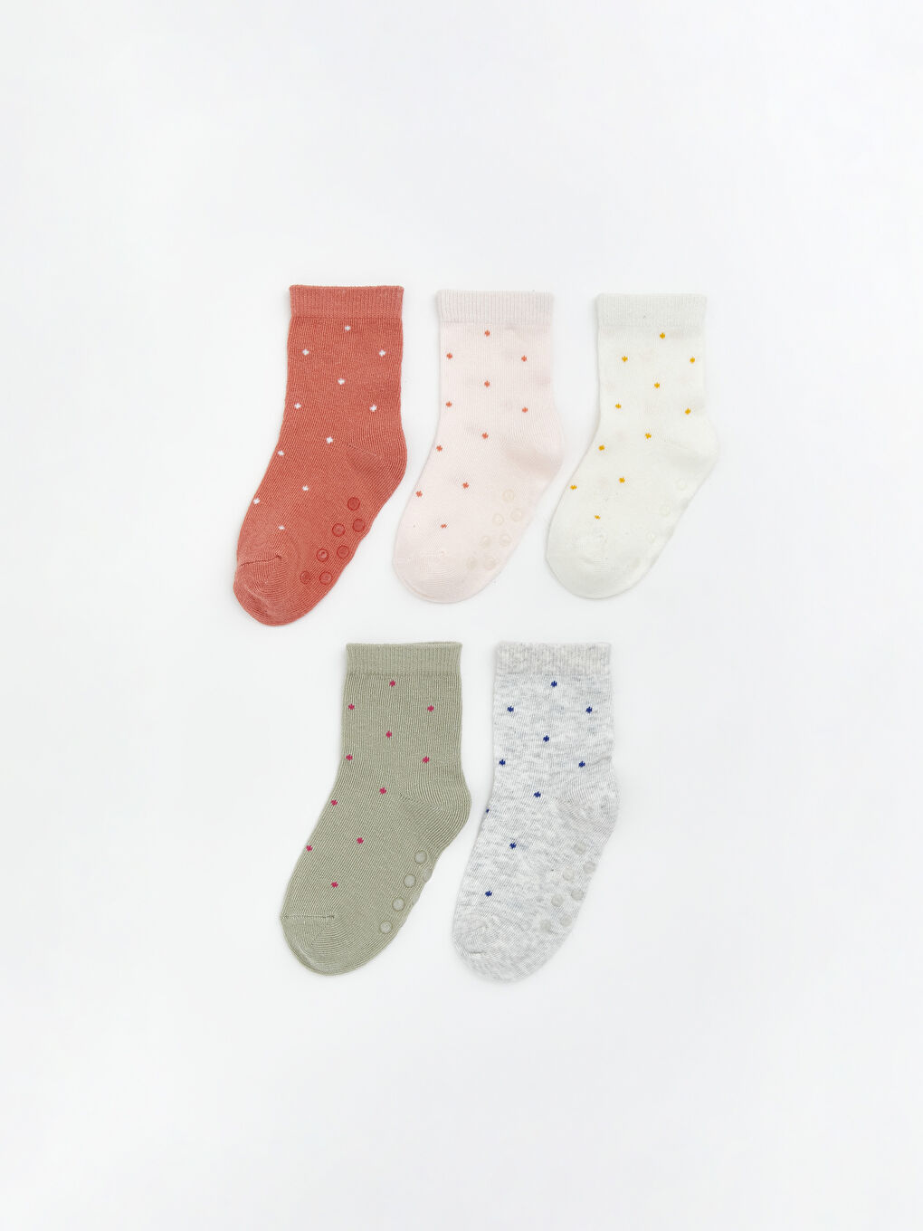 Bedruckte Baby Mädchen Knöchelsocken 5er-Pack