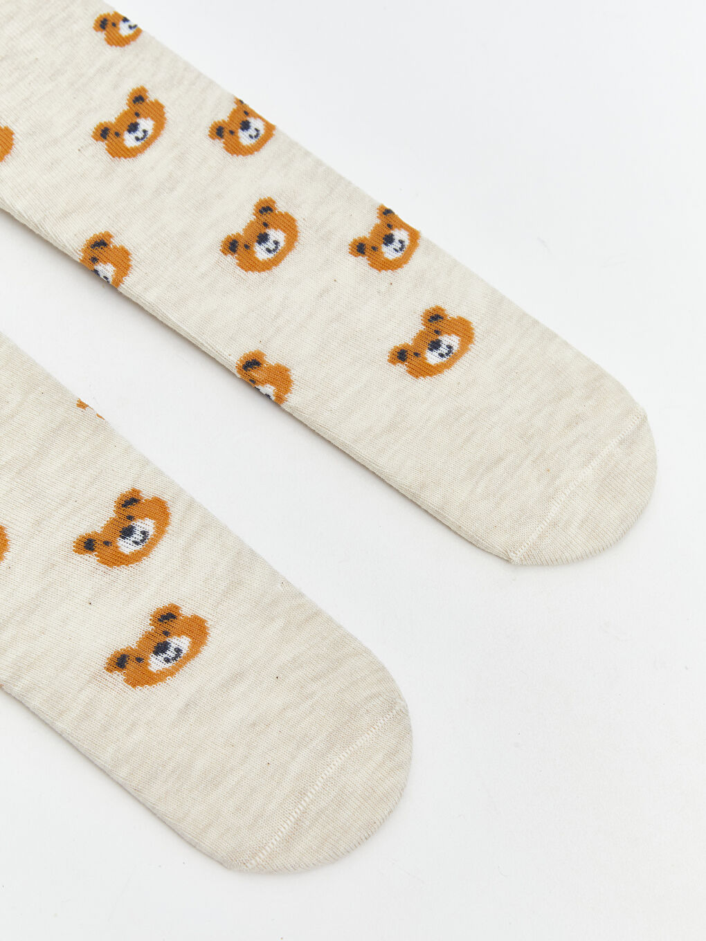 Bej Erkek Bebek Külotlu Çorap 2'li-2