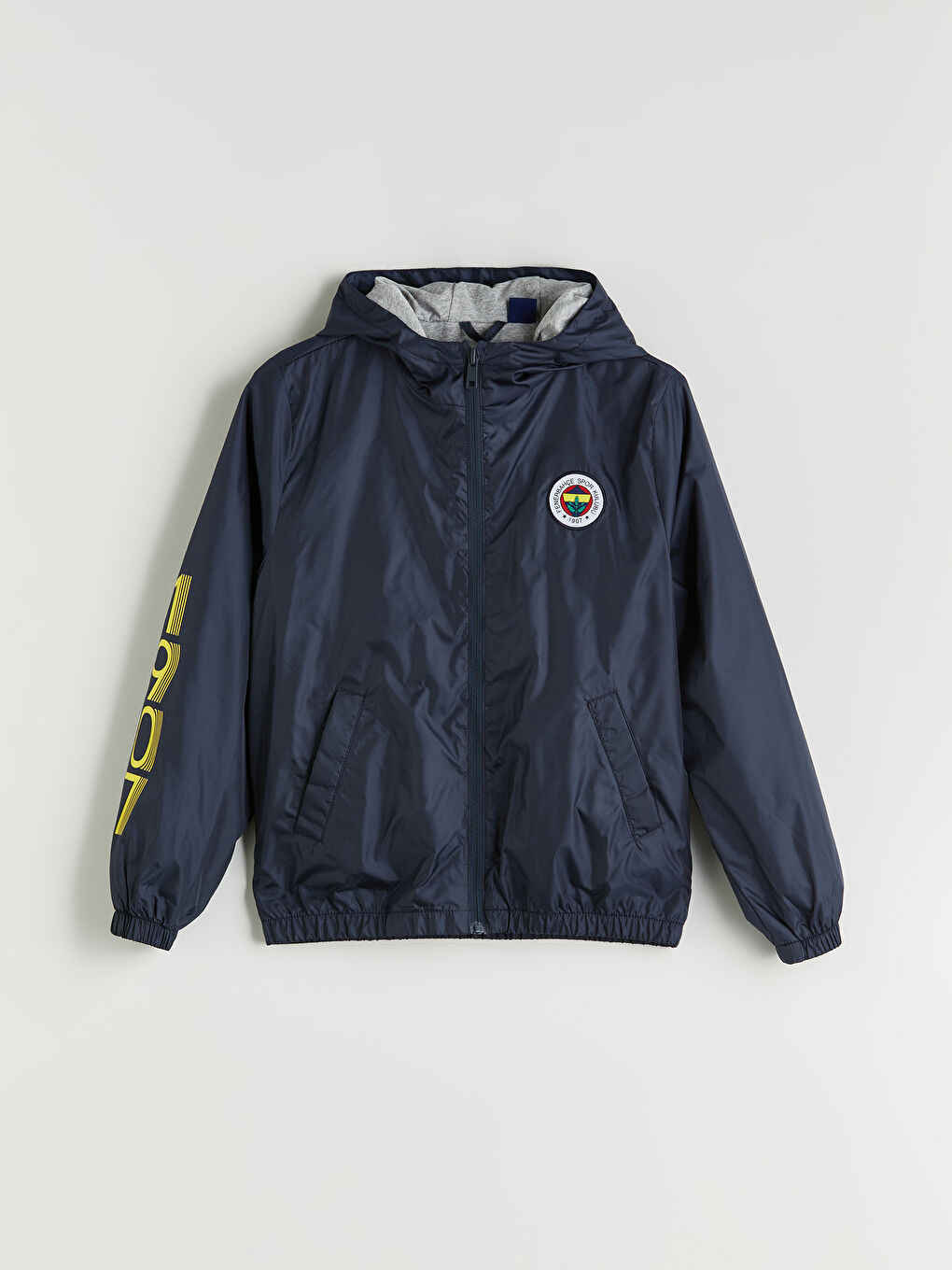 LCW Kids Hooded Fenerbahçe Printed Boys' Raincoat -W58627Z4-J2Y