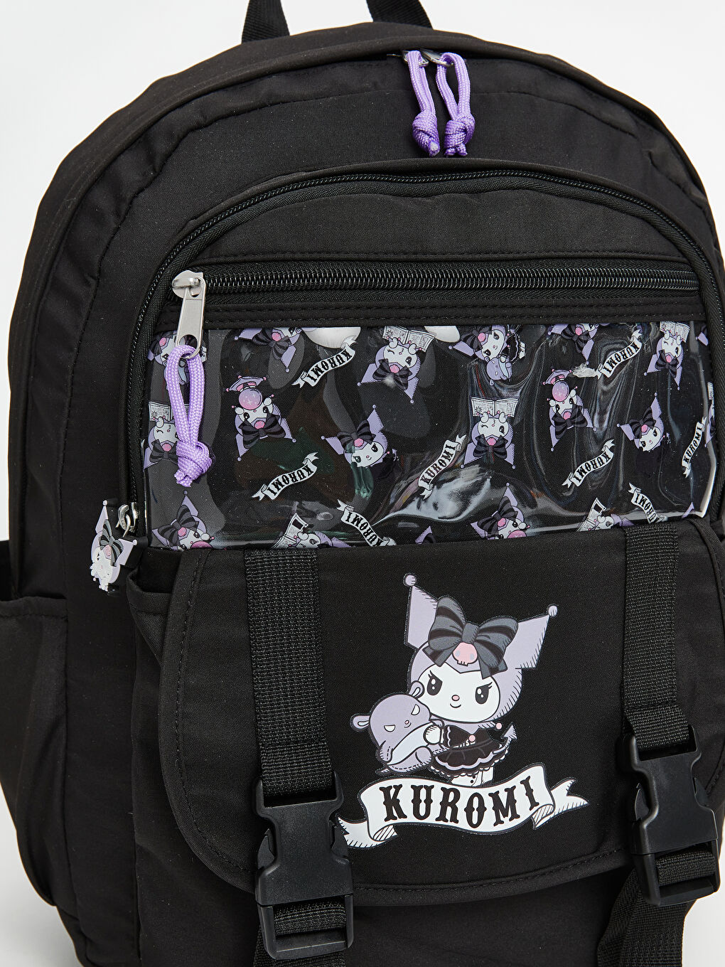 Τσάντα Σχολική για Κορίτσια με Εκτύπωση Kuromi-2
