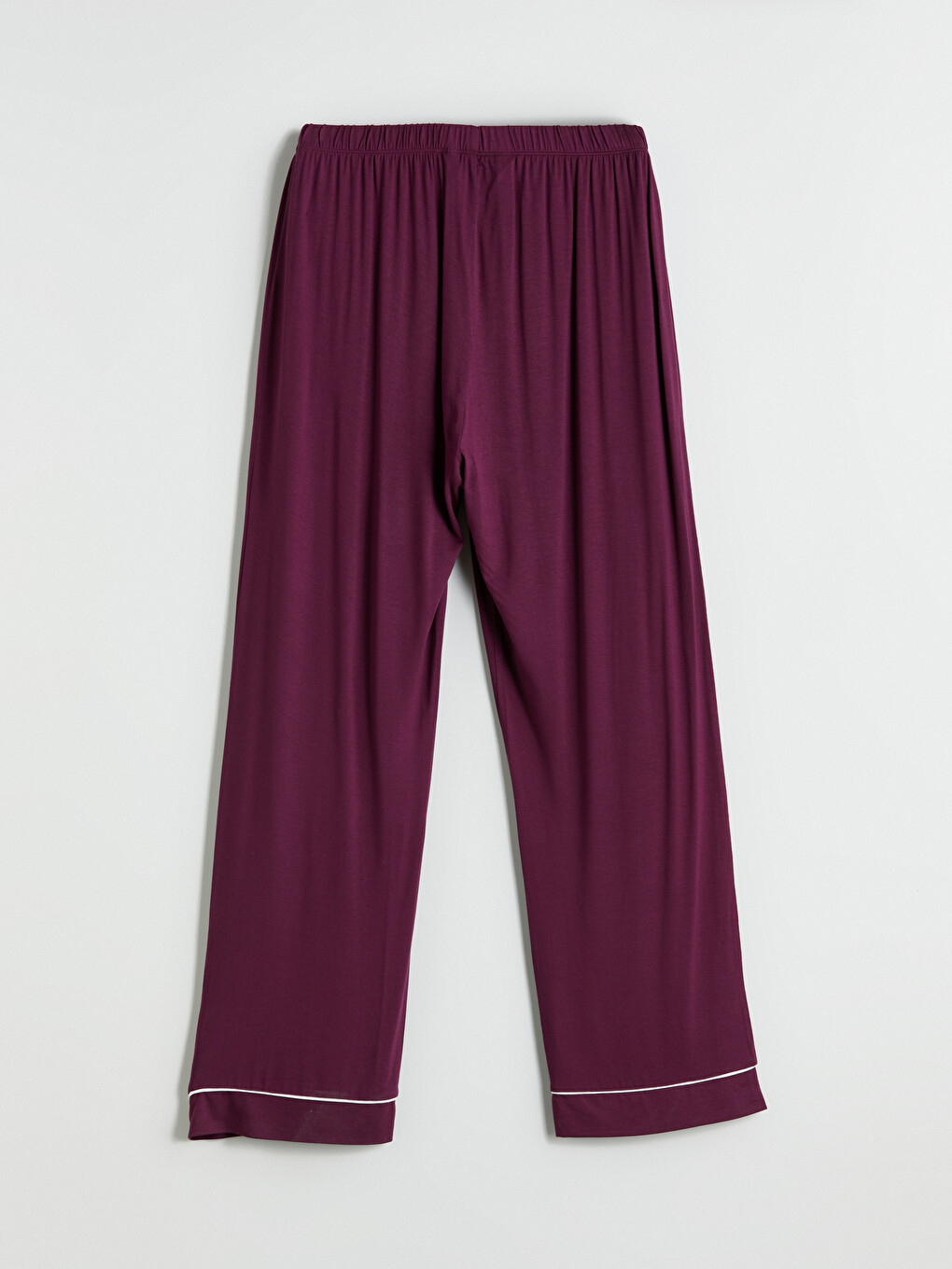 Mürdüm Beli Lastikli Kadın Pijama Altı