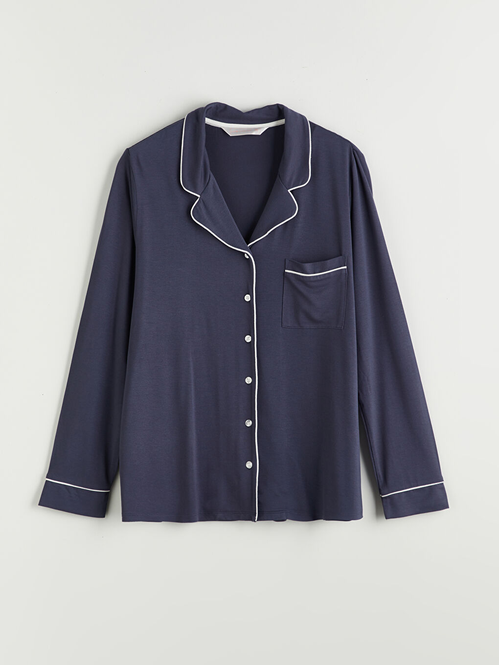 İndigo Beli Lastikli Kadın Pijama Altı-1