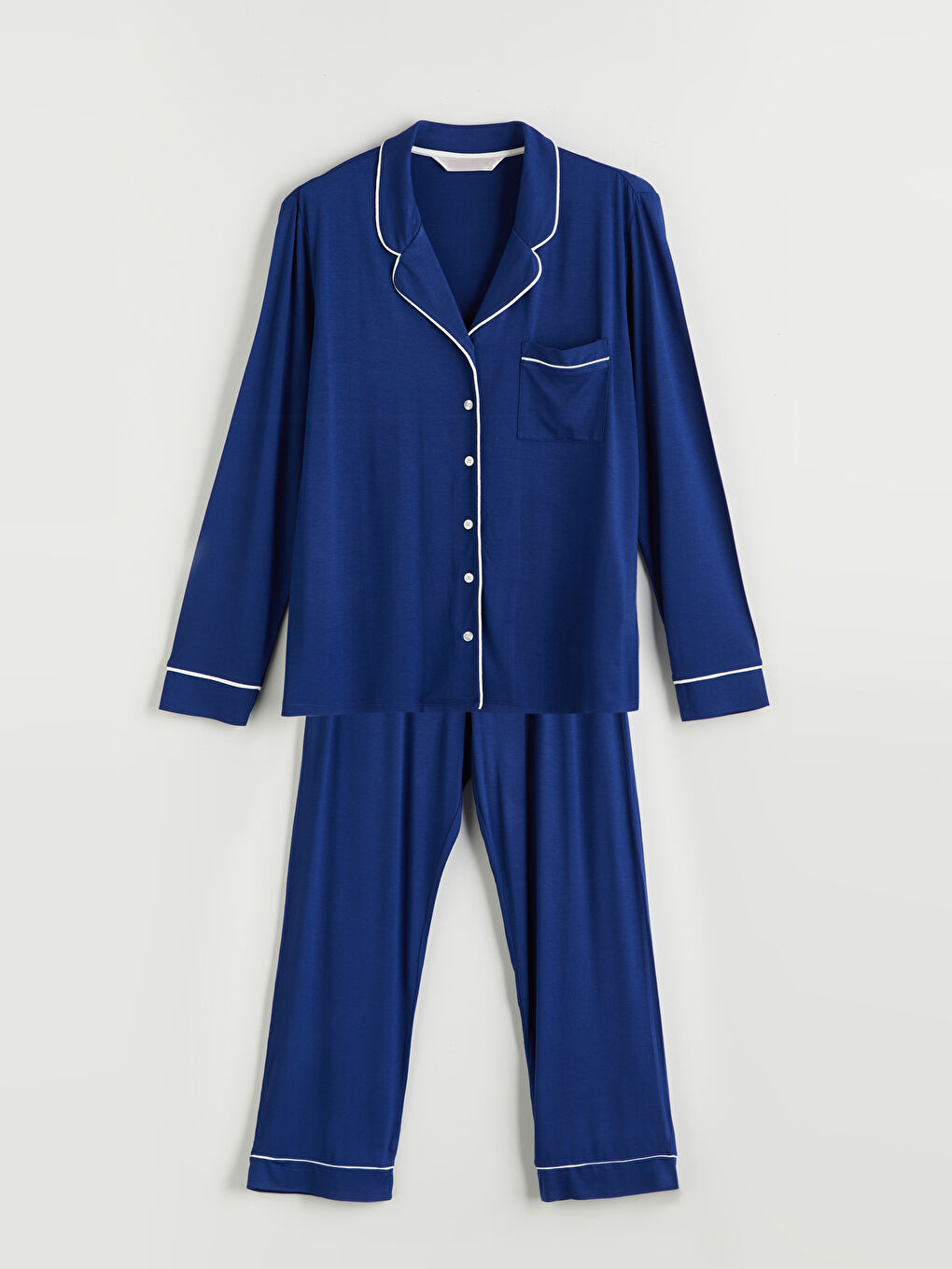 LCW DREAM Collared Neck Women's Pyjama Set -W58635Z8-HKF