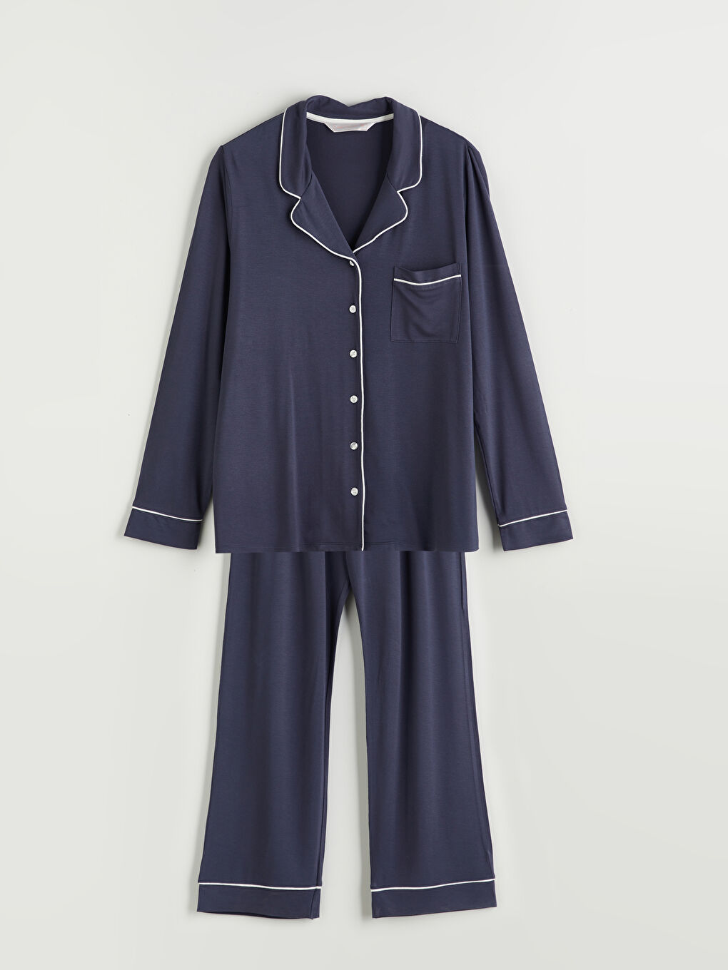 LCW DREAM Collared Neck Women's Pyjama Set -W58635Z8-LYA