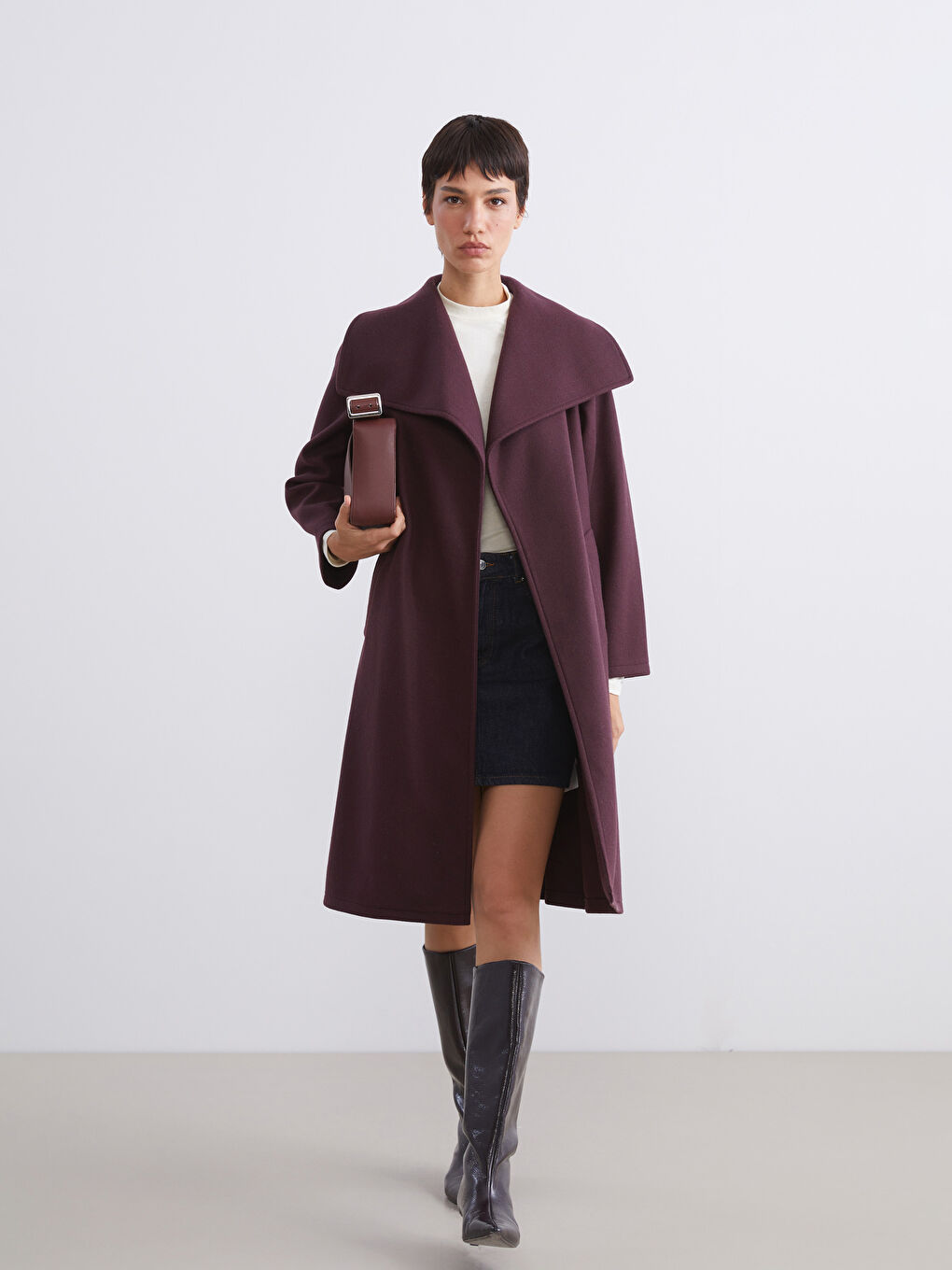 Double Breasted Women's Cachet Overcoat