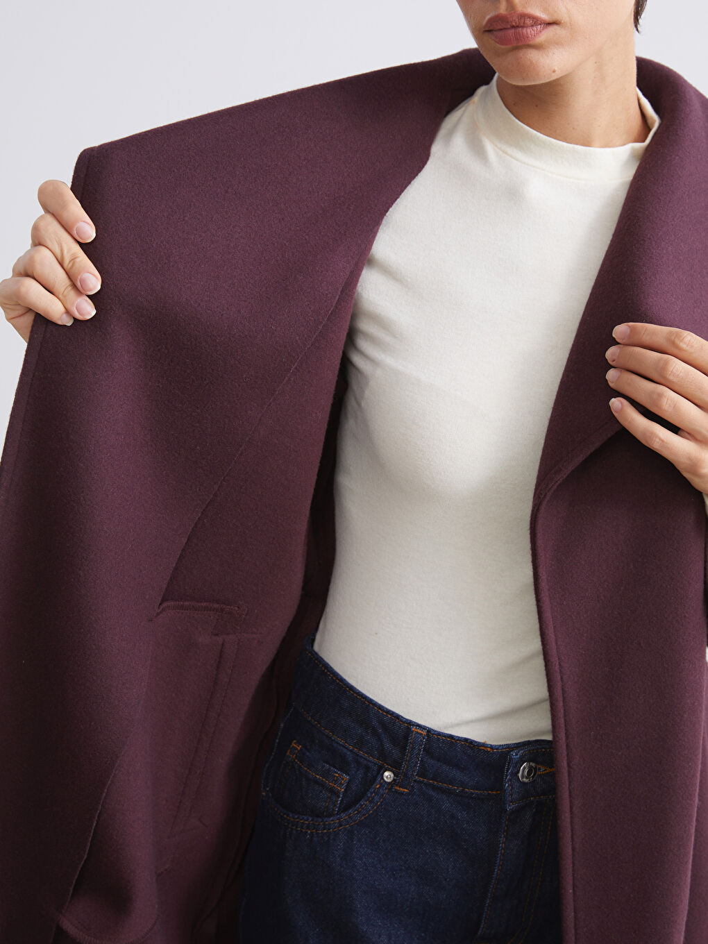 Double Breasted Women's Cachet Overcoat-3
