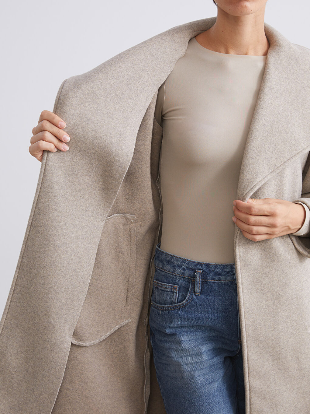 Double Breasted Women's Cachet Overcoat-3