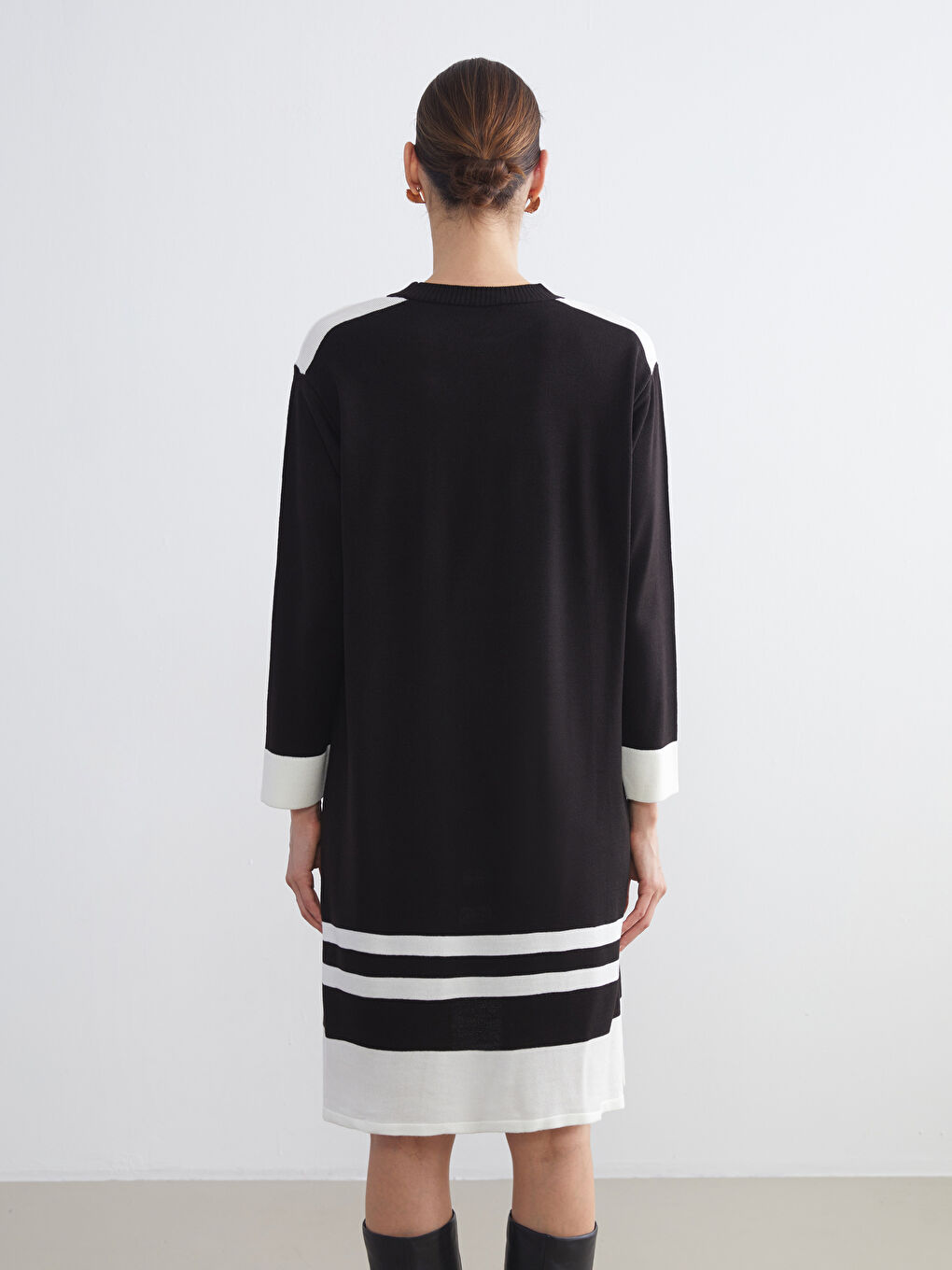 LCW Grace Woman BLACK Dress -W58668Z8-CVL