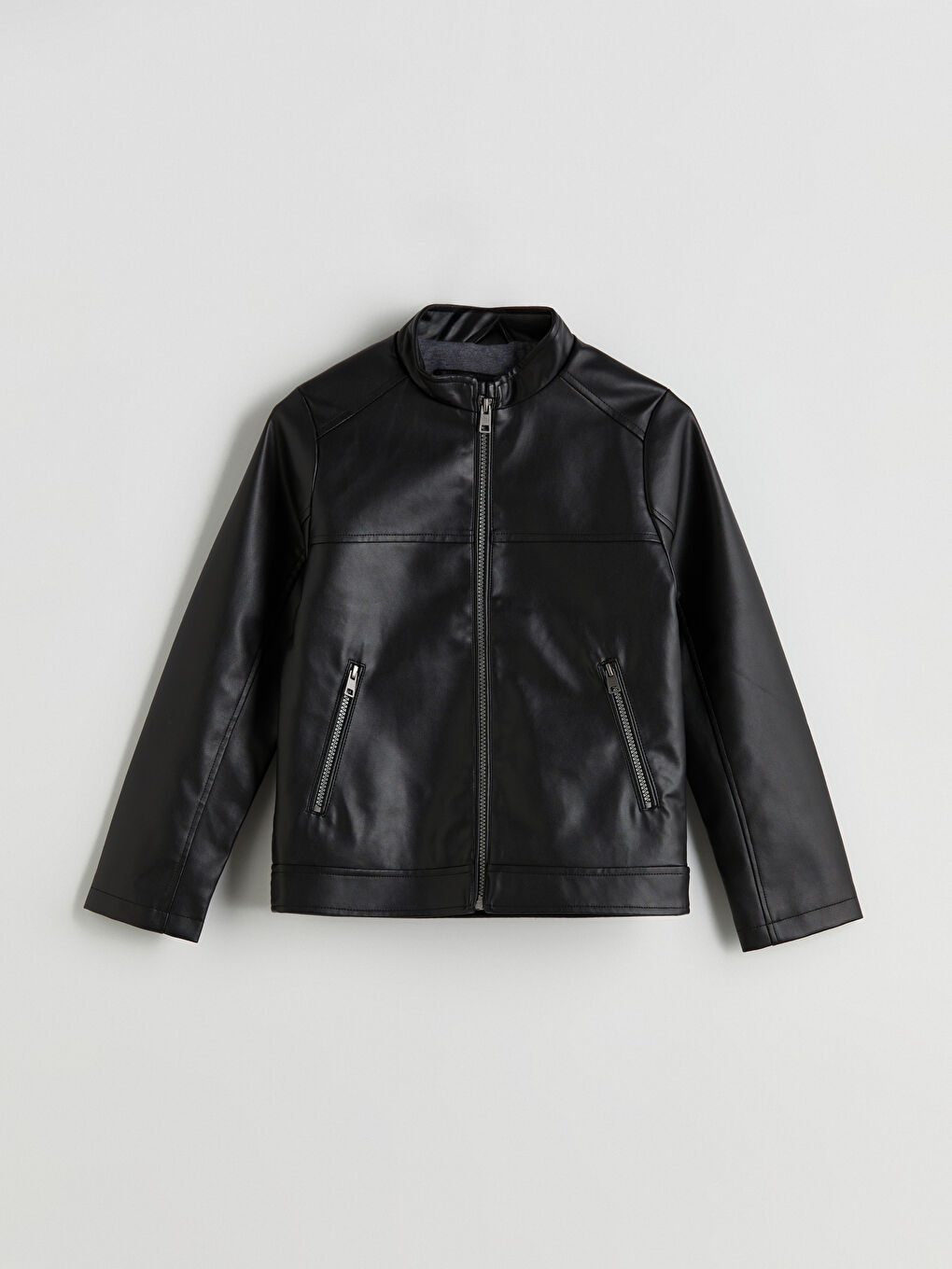 LCW Kids Faux Leather Boys' Jacket -W58765Z4-CVL