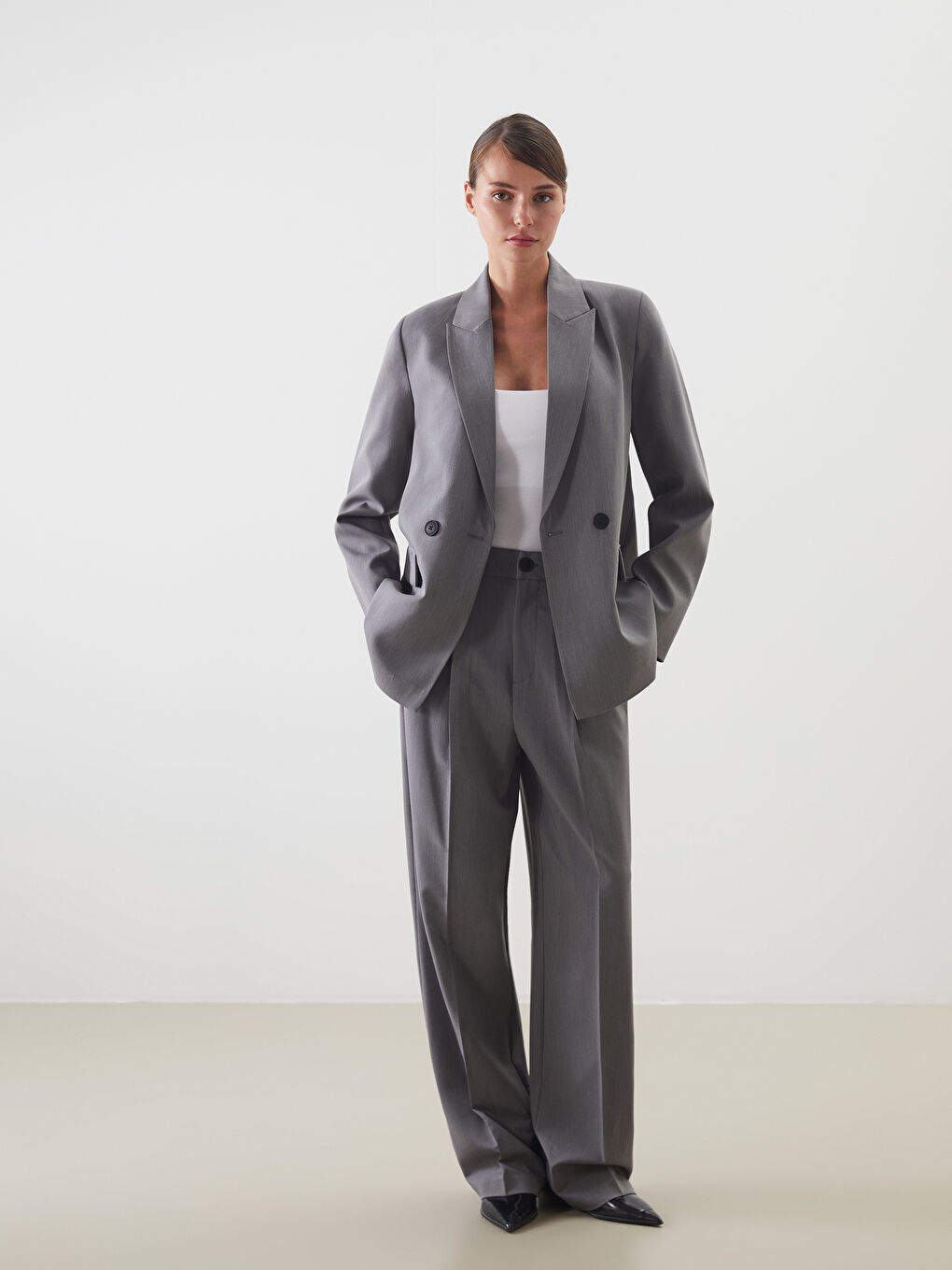LCW Vision Regular Fit Women's Blazer Jacket -W58775Z8-CT3