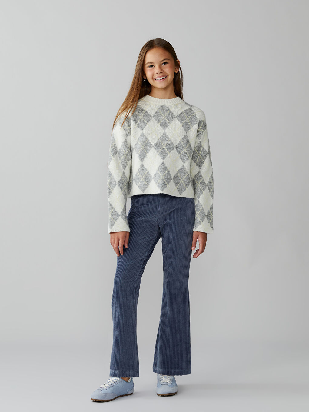 Қыздарға арналған серпімді белдік клеш барқыт леггинстер