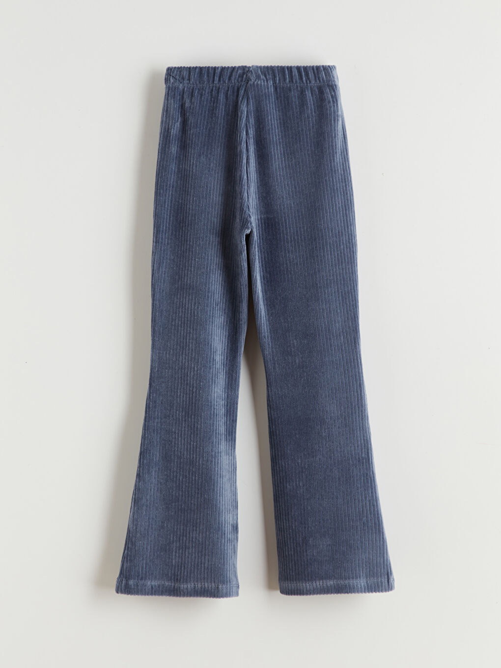 Қыздарға арналған серпімді белдік клеш барқыт леггинстер-2