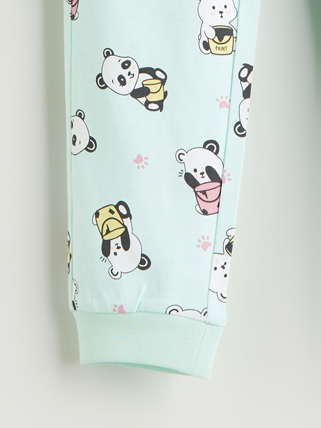 Crew Neck Girls' Pyjama Set-5