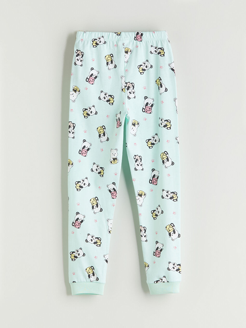 Crew Neck Girls' Pyjama Set-6