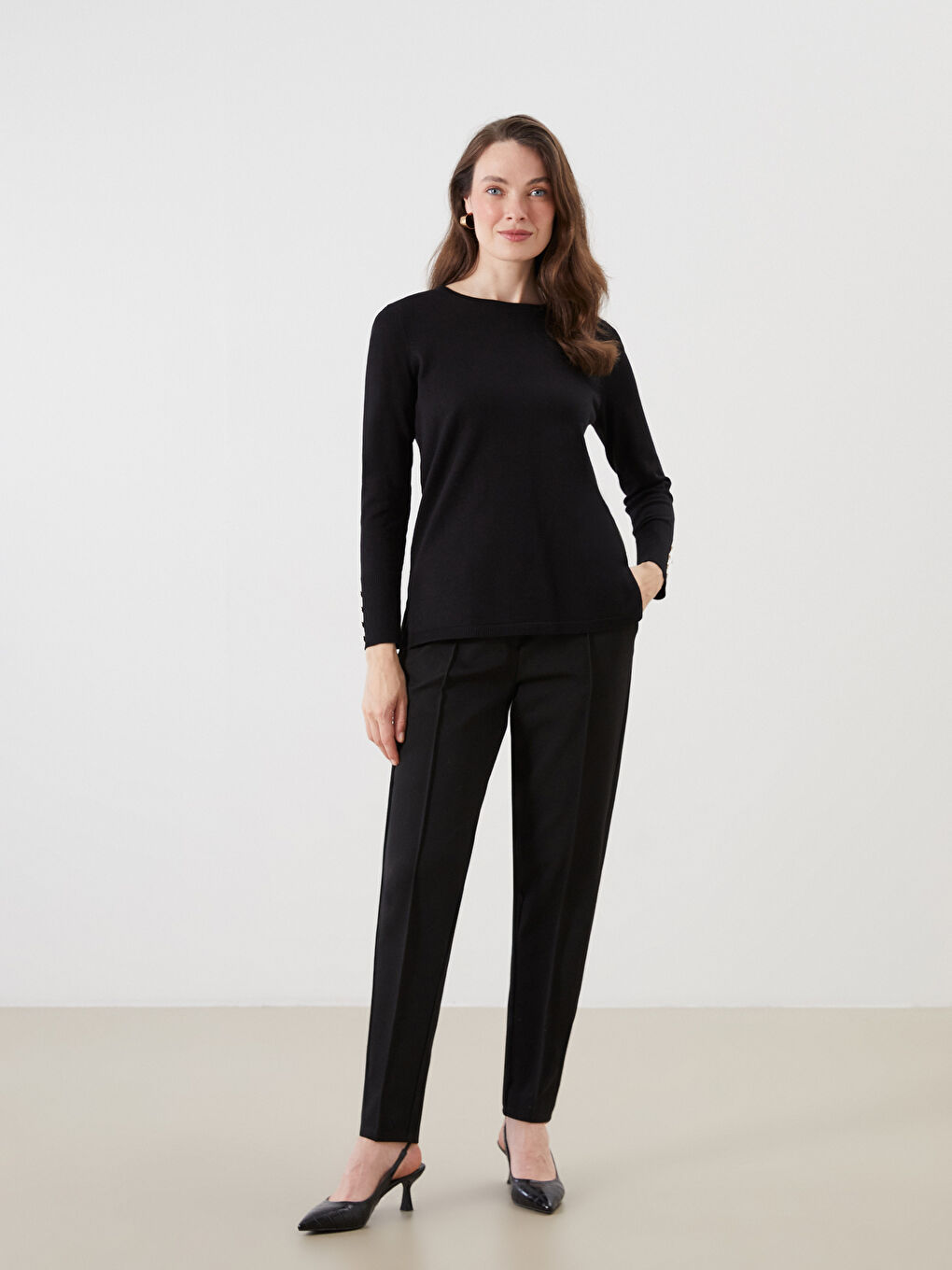Pantalone sa elastičnim strukom za žene